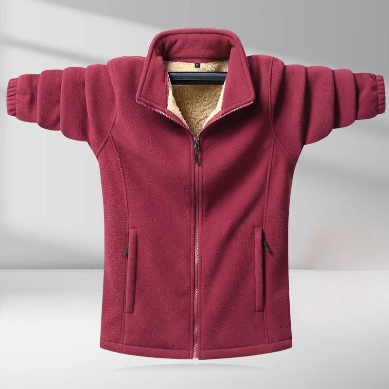 Męska Kurtka Casual z Zapięciem na Zamek | Idealna na Zimę