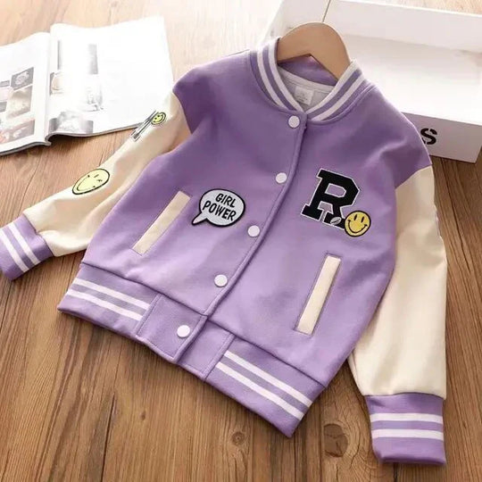 Dziewczynka | Kurtka College Vivian | Styl Sportowy i Modny | Komfort i Uniwersalny Look