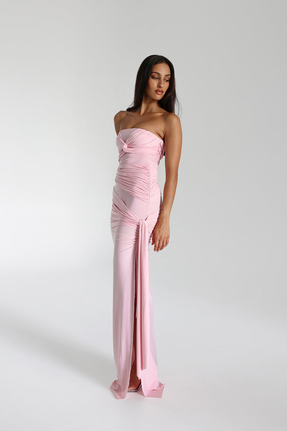 Serena – Bezramienna Sukienka Maxi