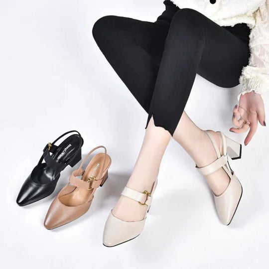 Heulwen | Orthopedyczne Buty na Obcasie - Wygodne Eleganckie Buty z Wąskim Noskiem