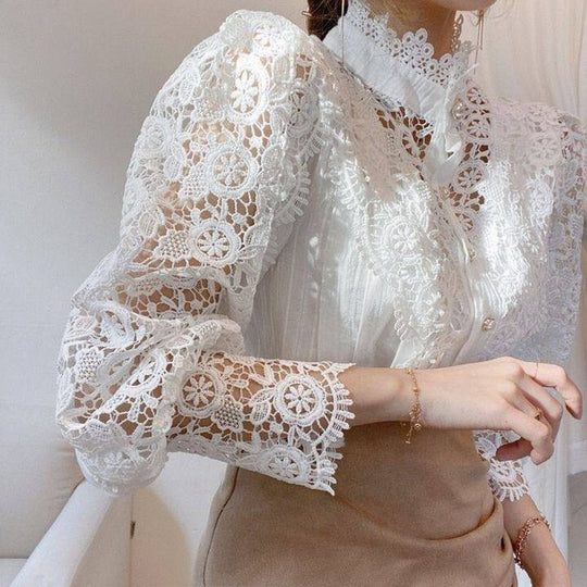 Evy | Elegancka Bluzka Koronkowa