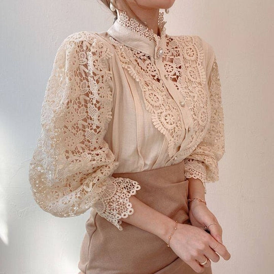 Evy | Elegancka Bluzka Koronkowa