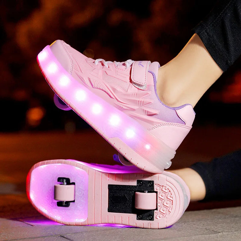 Rollix | Buty do jazdy na rolkach z 2 kołami – Trwałe sneakersy do jazdy na świeżym powietrzu