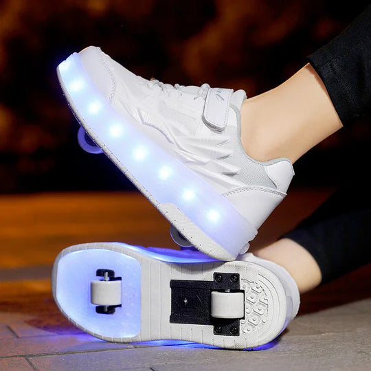 Rollix | Buty do jazdy na rolkach z 2 kołami – Trwałe sneakersy do jazdy na świeżym powietrzu