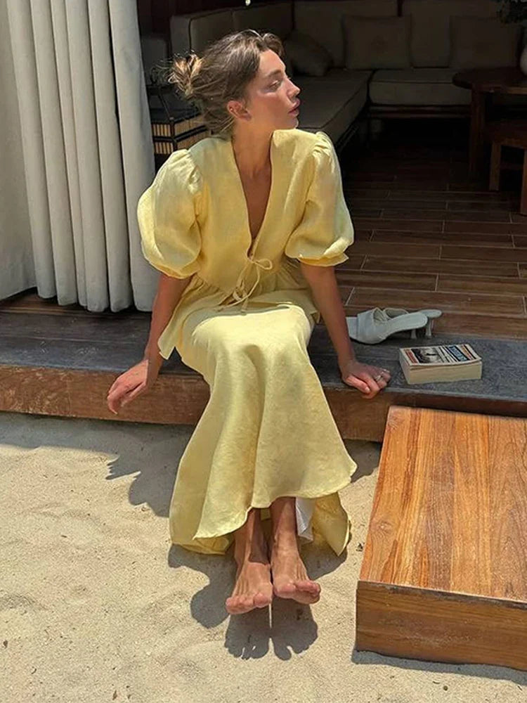 Kobieta | Elegancki Zestaw 2-Częściowy | Bluzka Vintage | Długa Spódnica | Klasyczny Komplet