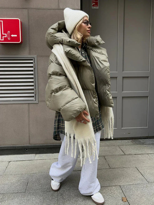 Estelle | Modna kurtka pikowana w antracycie