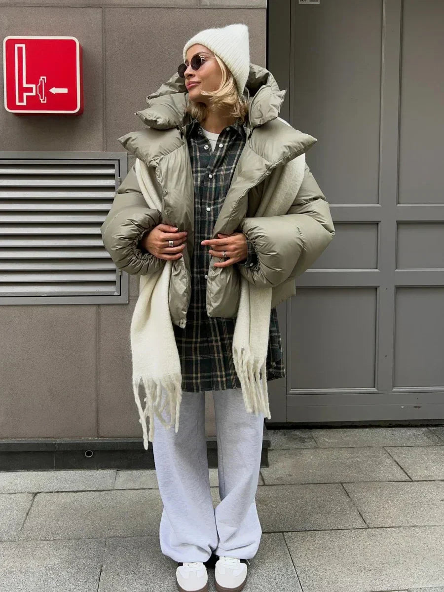 Estelle | Modna kurtka pikowana w antracycie