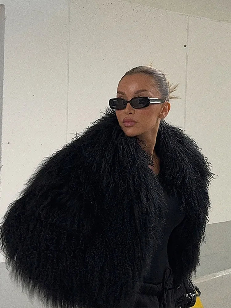 Długi Płaszcz z Luźnym Fasonem dla Kobiet | Idealny na Zimę