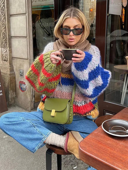 Izaline - Kolorowy Sweter