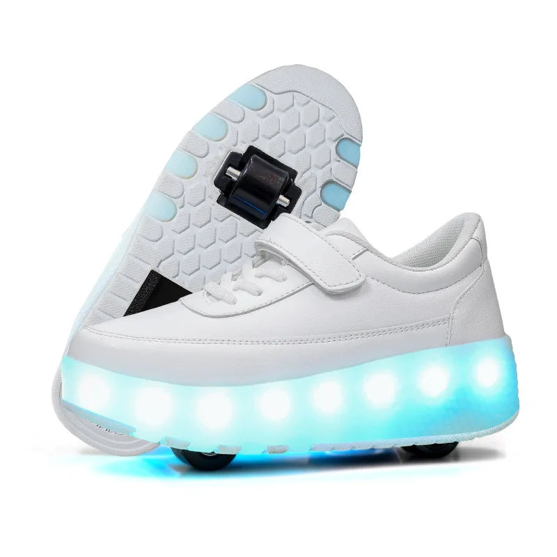 Rollix | Buty do jazdy na rolkach z 2 kołami – Trwałe sneakersy do jazdy na świeżym powietrzu
