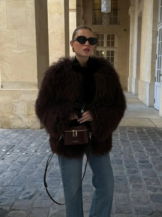 Długi Płaszcz z Luźnym Fasonem dla Kobiet | Idealny na Zimę