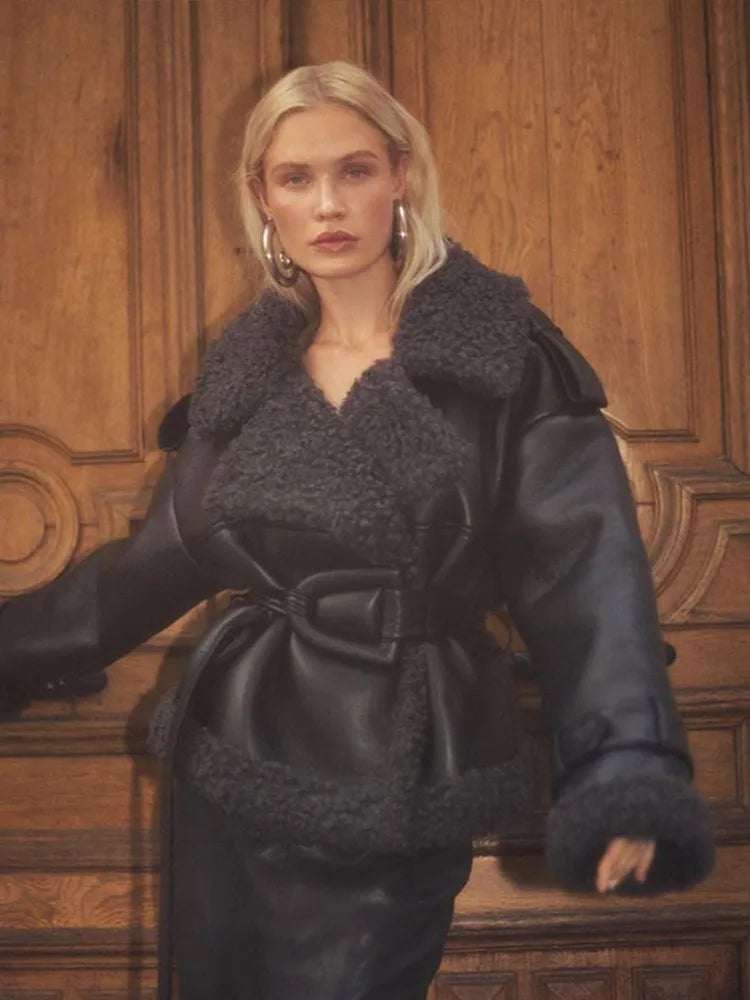 Kurtka zapinana na zamek z kołnierzem dla kobiet | Idealna na jesień i zimę