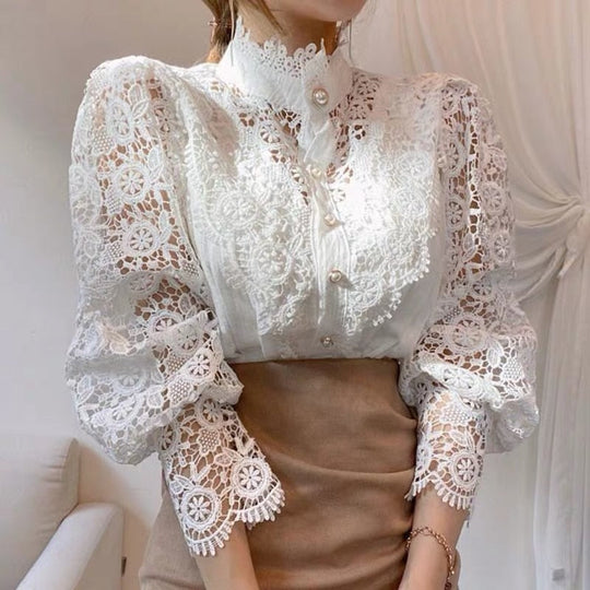 Evy | Elegancka Bluzka Koronkowa