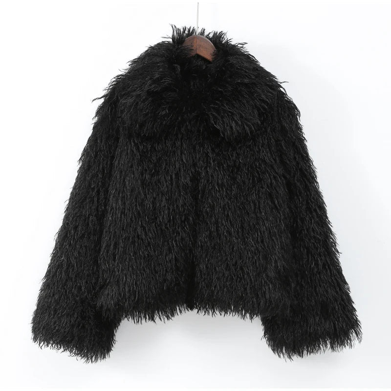 Długi Płaszcz z Luźnym Fasonem dla Kobiet | Idealny na Zimę