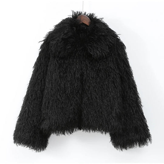 Długi Płaszcz z Luźnym Fasonem dla Kobiet | Idealny na Zimę