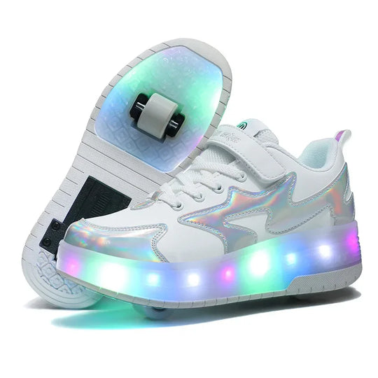 Rollix | Buty do jazdy na rolkach z 2 kołami – Trwałe sneakersy do jazdy na świeżym powietrzu