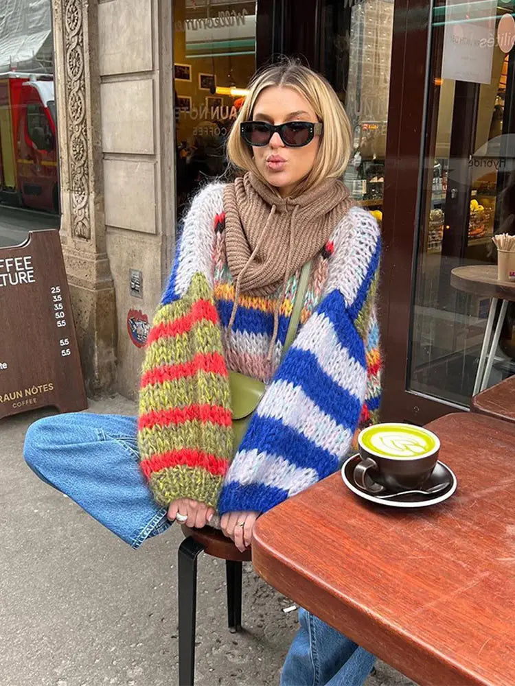 Izaline - Kolorowy Sweter