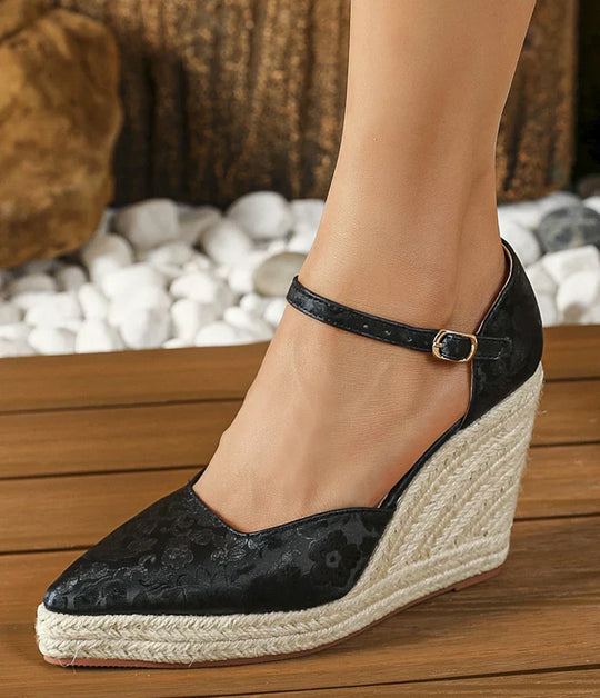Raluca | Boho koturny sandały dla kobiet - Stylowe, wygodne, letnie buty