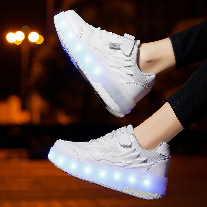 Rollix | Buty do jazdy na rolkach z 2 kołami – Trwałe sneakersy do jazdy na świeżym powietrzu