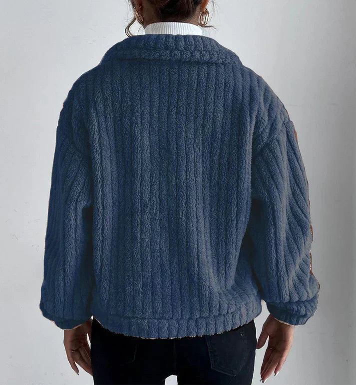 Kobieta | Kurtka Pluszowa Brooke | Miękka i Stylowa | Komfort i Ciepło na Każdą Okazję