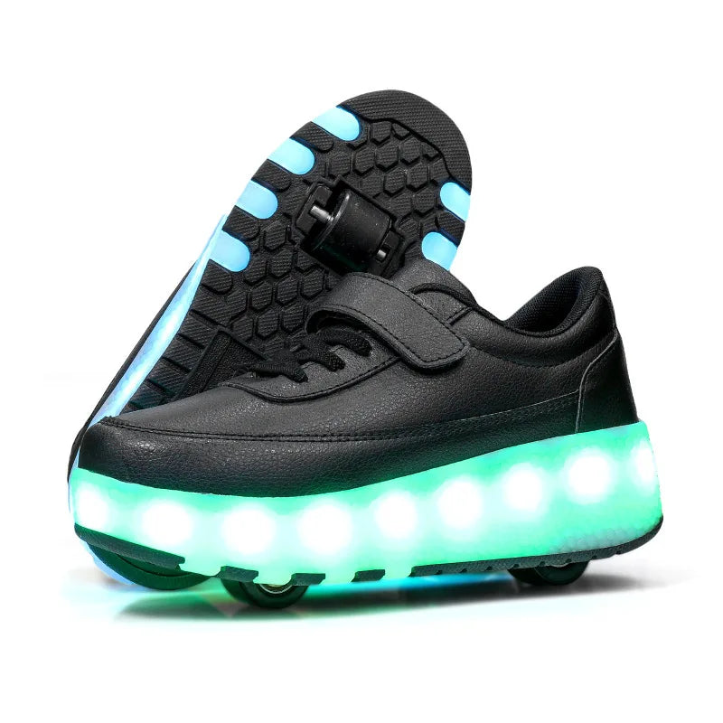 Rollix | Buty do jazdy na rolkach z 2 kołami – Trwałe sneakersy do jazdy na świeżym powietrzu