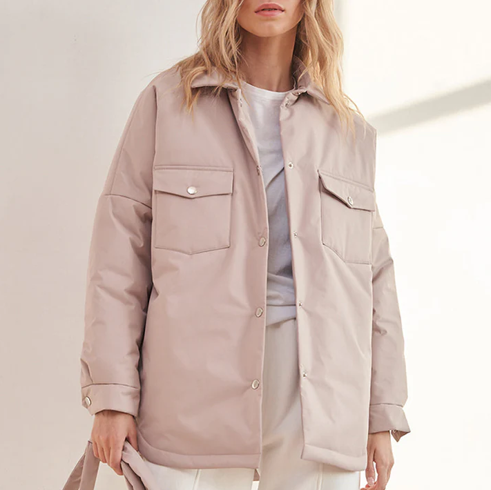 Kobieta | Płaszcz Zimowy Emy | Ciepły i Stylowy | Komfort i Elegancja na Chłodne Dni