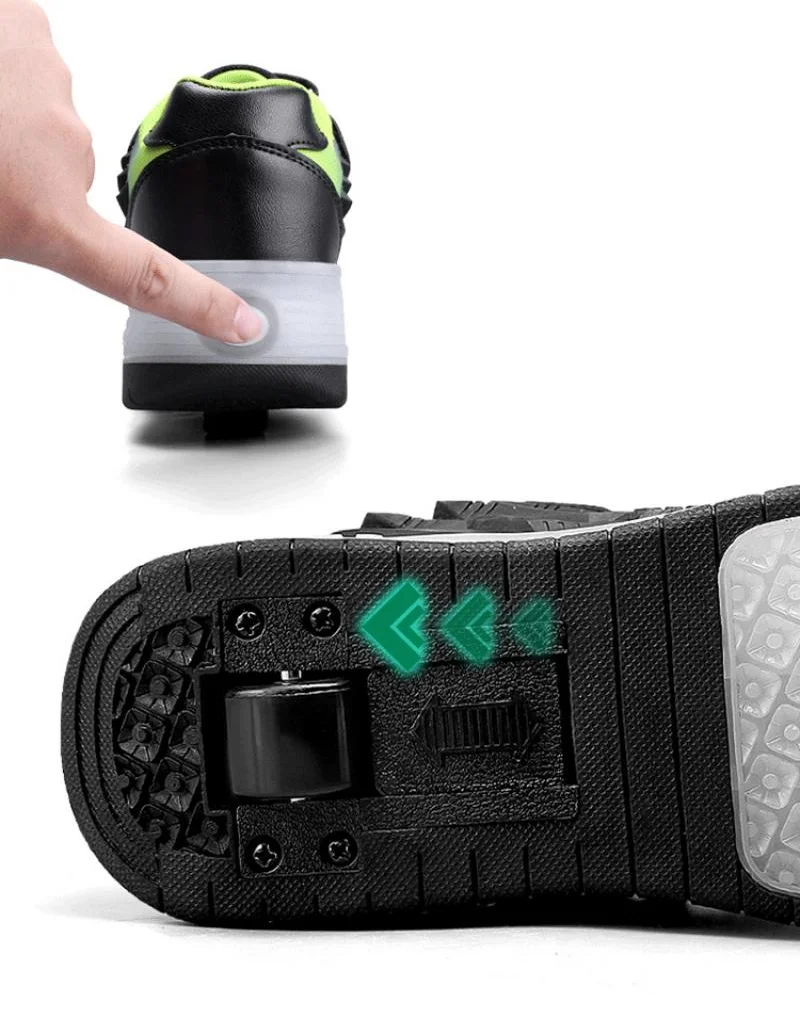 Rollix | Buty do jazdy na rolkach z 2 kołami – Trwałe sneakersy do jazdy na świeżym powietrzu