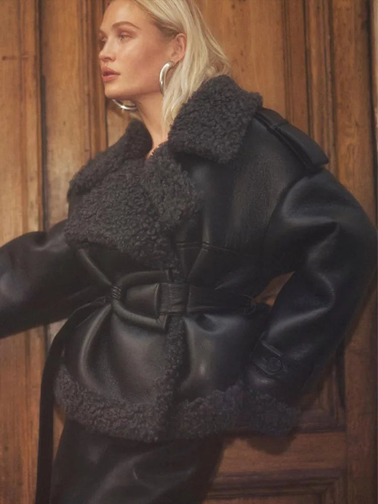 Kurtka zapinana na zamek z kołnierzem dla kobiet | Idealna na jesień i zimę