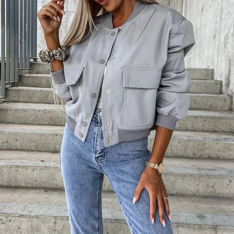 Luna - Stylowa Casual Kurtka dla Dams