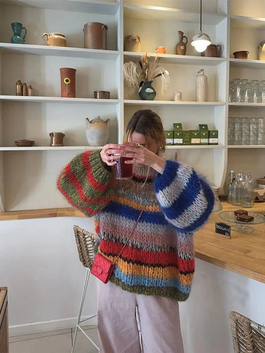 Izaline - Kolorowy Sweter