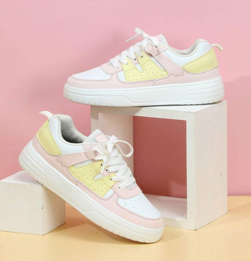 Lunette | Klasyczne damskie sneakersy - Lekka casualowa obuwie sportowe