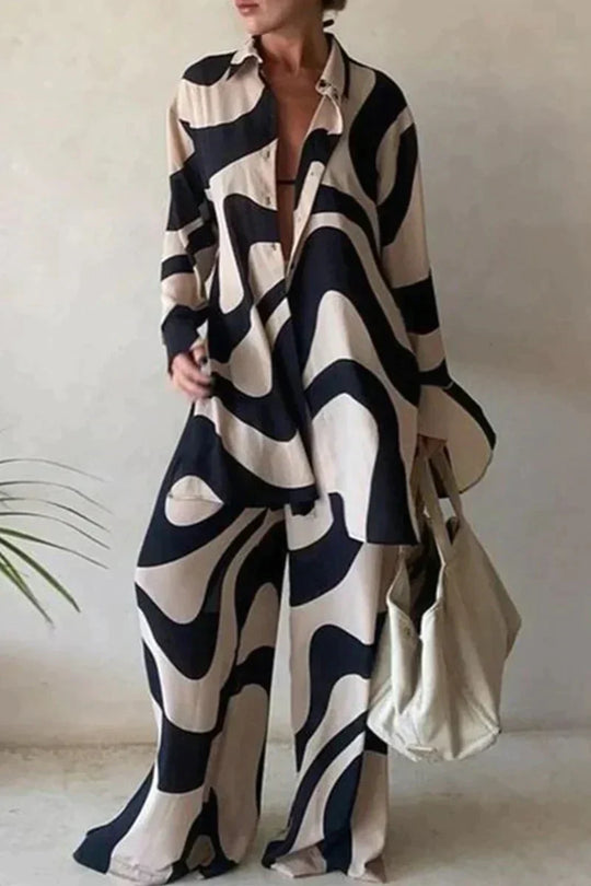 Katrina – Stylowy Letni Zestaw z Lnu