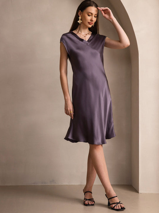 Adalyn - Elegancka Krótka Rękaw Comfort Damska Koszula Nocna