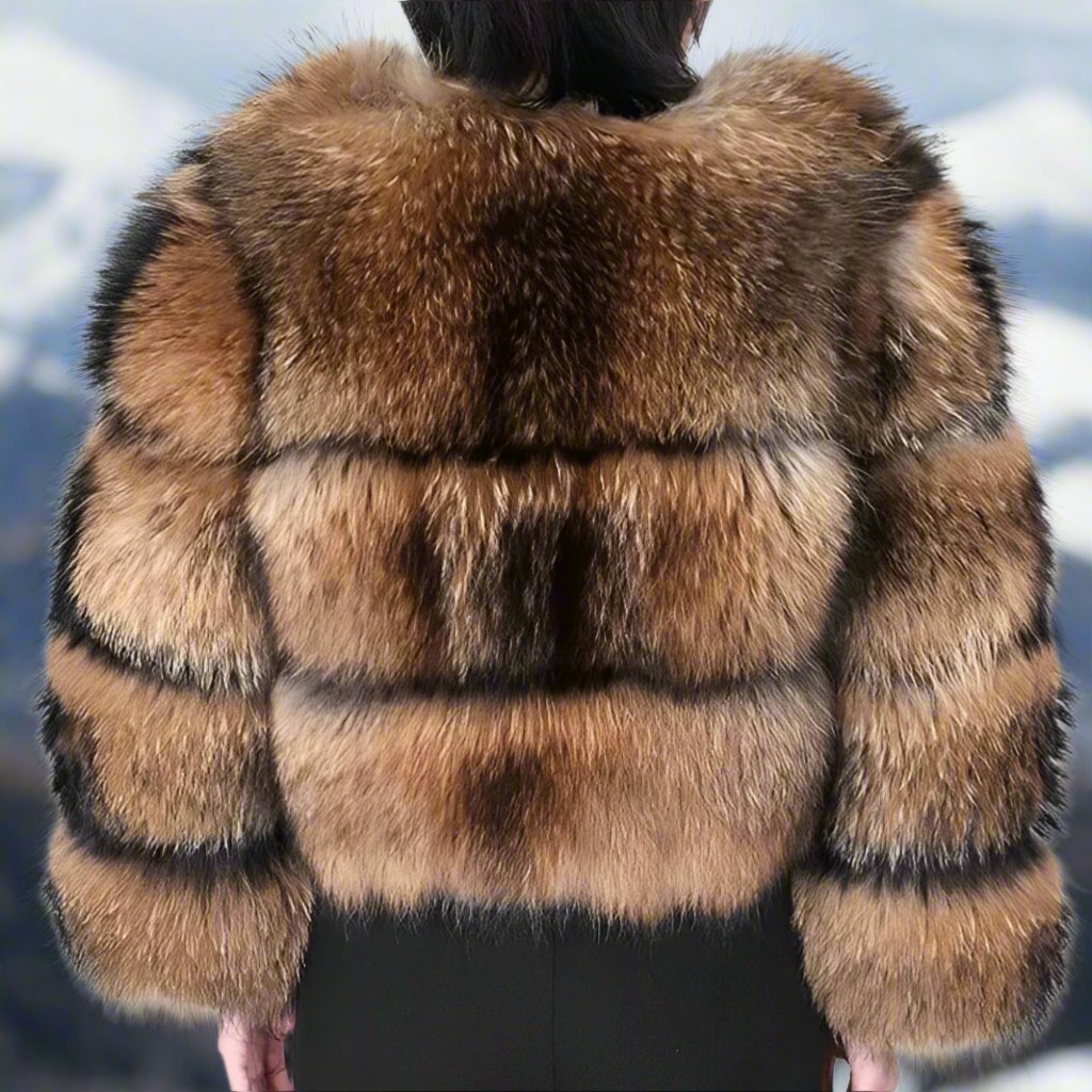 Odwracalny Płaszcz z Efektem Futra dla Kobiet | Idealny na Zimę