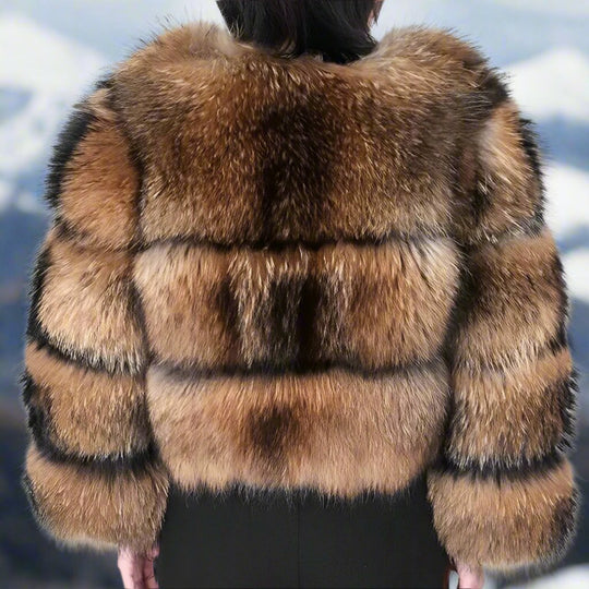 Odwracalny Płaszcz z Efektem Futra dla Kobiet | Idealny na Zimę