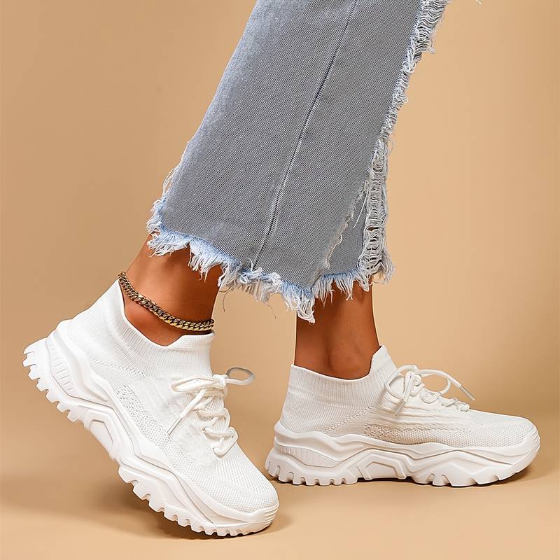 CozyWalk | Orthopedyczne damskie sneakersy z pianką memory, wsparciem dla stóp i komfortowym amortyzowaniem