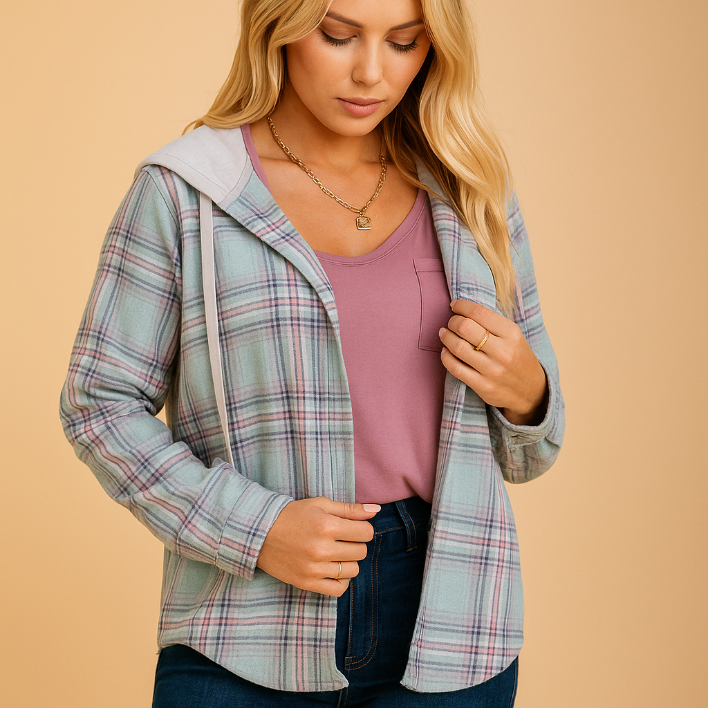 Casual button-up kurtka dla kobiet | Lieke