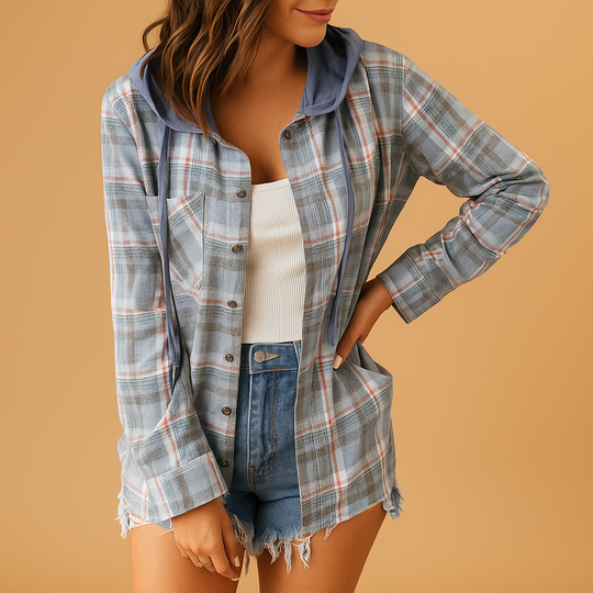 Casual button-up kurtka dla kobiet | Lieke