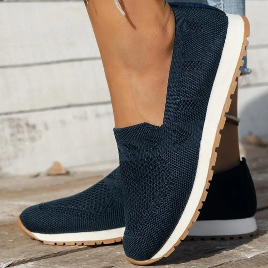 Breeza | Casual Damskie Buty Slip-On z Siatki - Oddychające, Lekkie