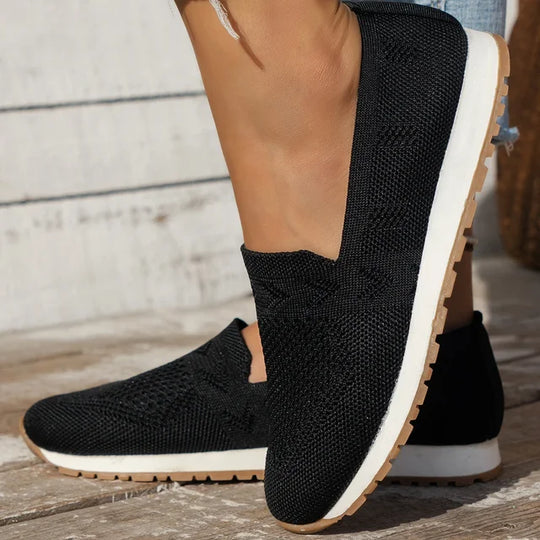 Breeza | Casual Damskie Buty Slip-On z Siatki - Oddychające, Lekkie