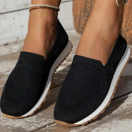 Breeza | Casual Damskie Buty Slip-On z Siatki - Oddychające, Lekkie