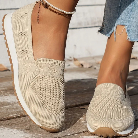 Breeza | Casual Damskie Buty Slip-On z Siatki - Oddychające, Lekkie