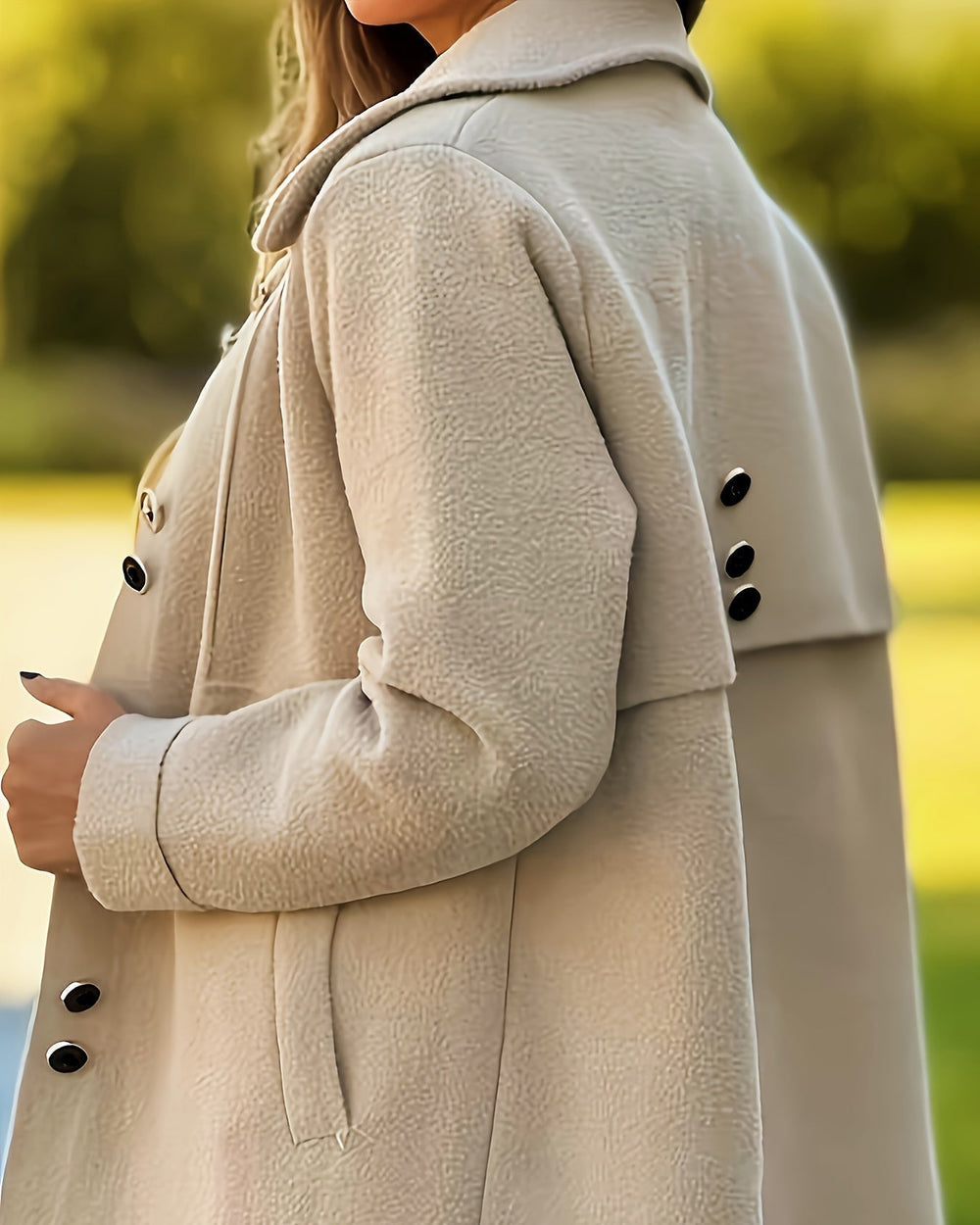 Płaszcz Midi o Nowoczesnym Kroju dla Kobiet | Idealny na Okazje Profesjonalne i Codzienne