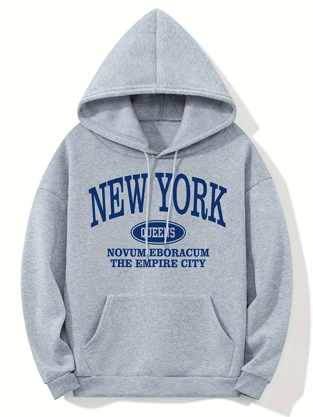 Kobieta | Hoodie z nadrukiem New York | Długi rękaw | Kieszeń kangurka | Styl casualowy i wygodny