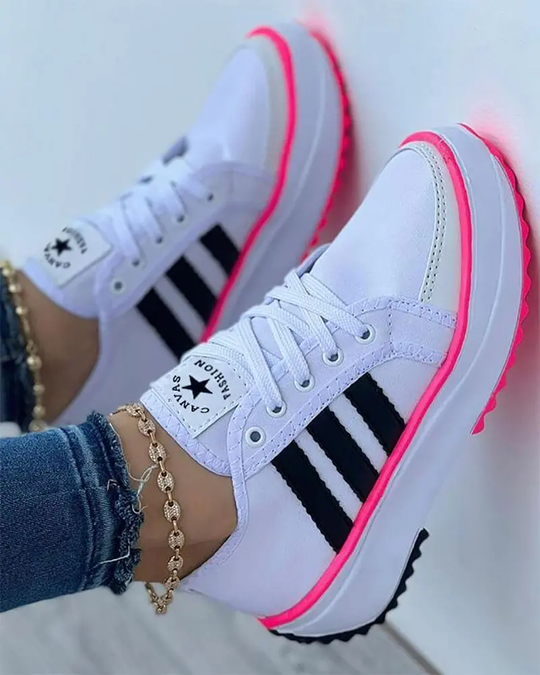 Cliodhna | Wygodne damskie sneakersy na platformie - stylowe, stonowane i lekkie