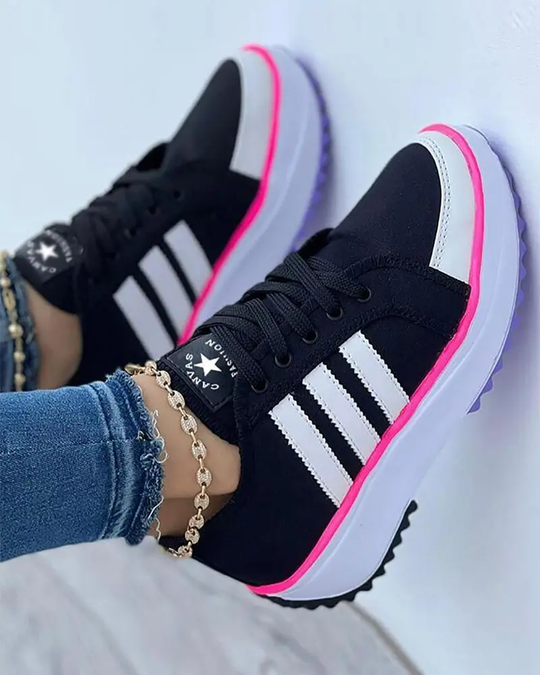 Cliodhna | Wygodne damskie sneakersy na platformie - stylowe, stonowane i lekkie