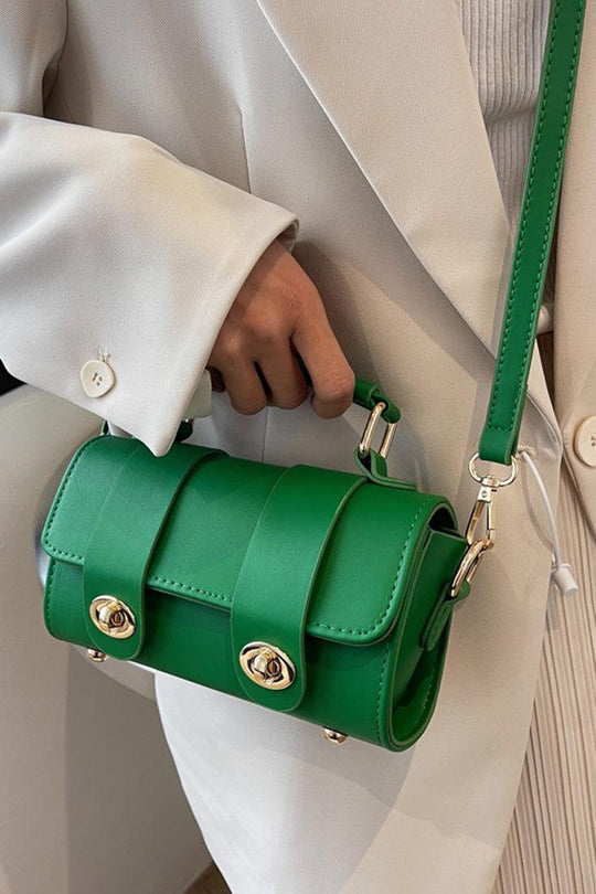 Zielona Złota Torebka Crossbody Mini