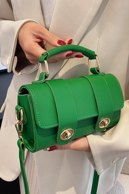 Zielona Złota Torebka Crossbody Mini