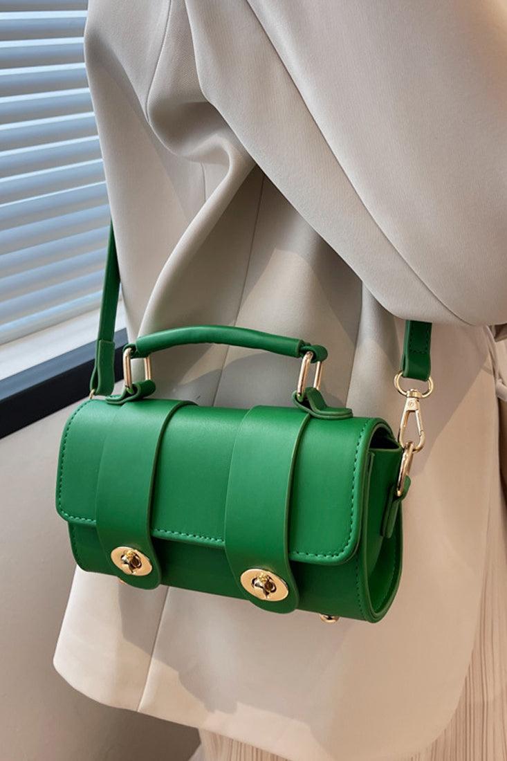 Zielona Złota Torebka Crossbody Mini