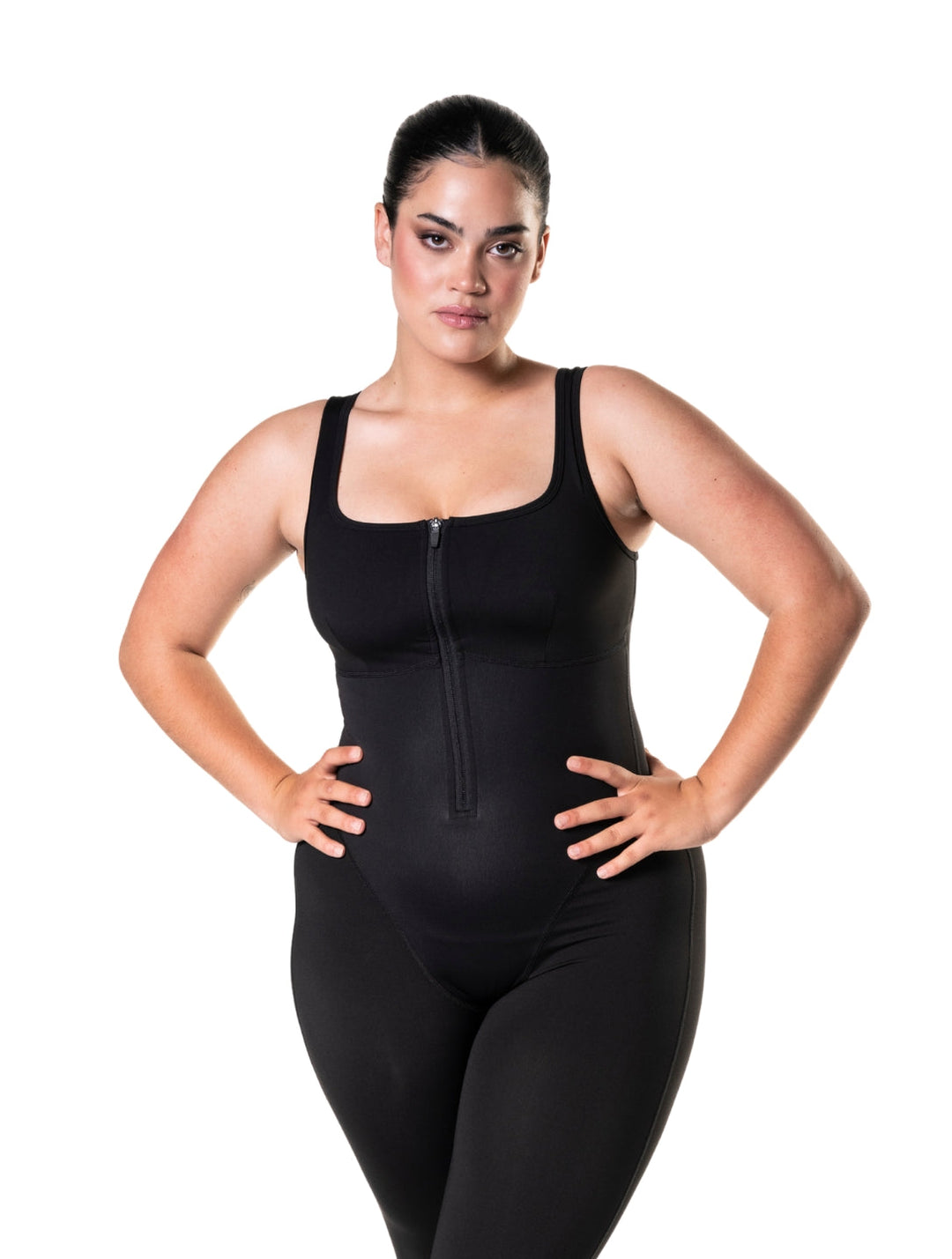 Catsuit z zamkiem